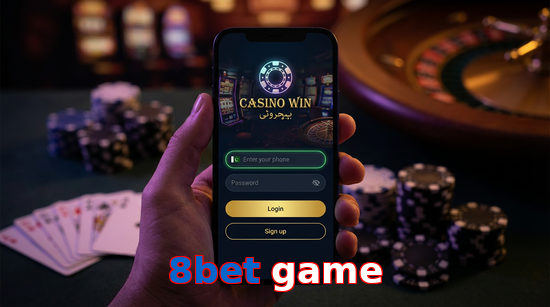 Main screen of 8Bet Game login page for PK players
